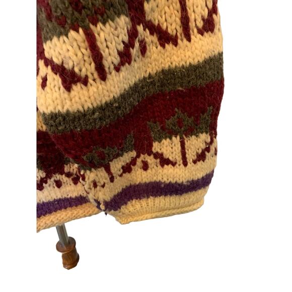 Vintage handmade Rey Wear wool sweater unisex - Picture 4 of 5